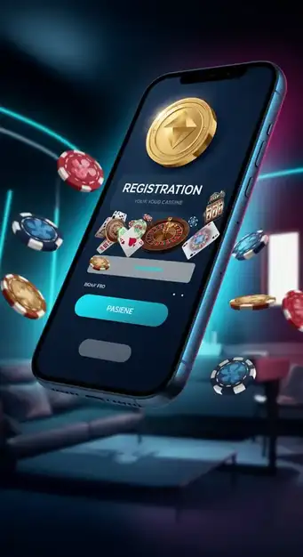 Overzicht van het registratieformulier van Casino Dynabet met de invoervelden voor e-mail, wachtwoord en persoonlijke gegevens.